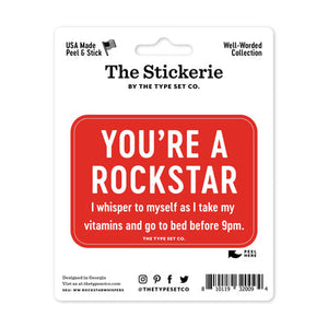 You're a Rockstar Sticker