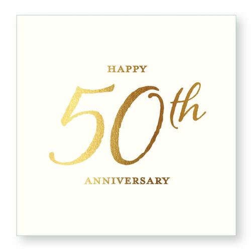 50th Anniversary Napkin