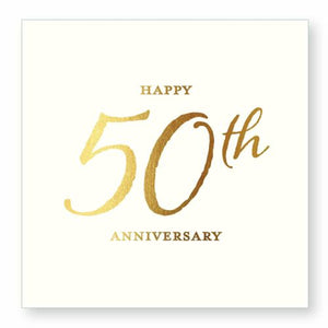 50th Anniversary Napkin