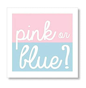 Pink or Blue?  Baby Napkin