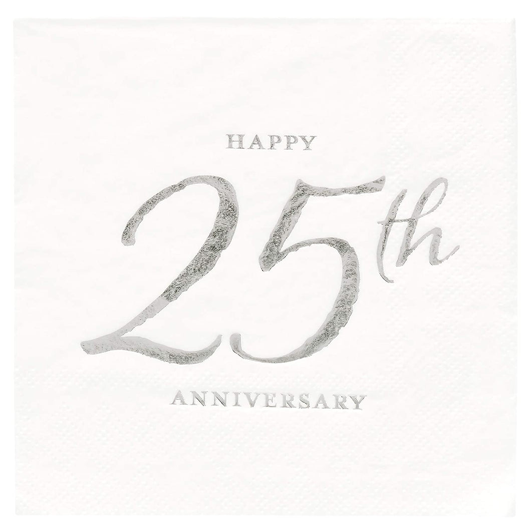 25th Anniversary Napkin