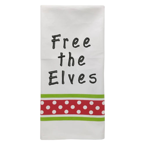 FREE THE ELVES  T-Towel