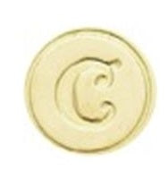 Brass Cerif Initial Wax Seal Stamp -  1 3/4" Tall - Letter C